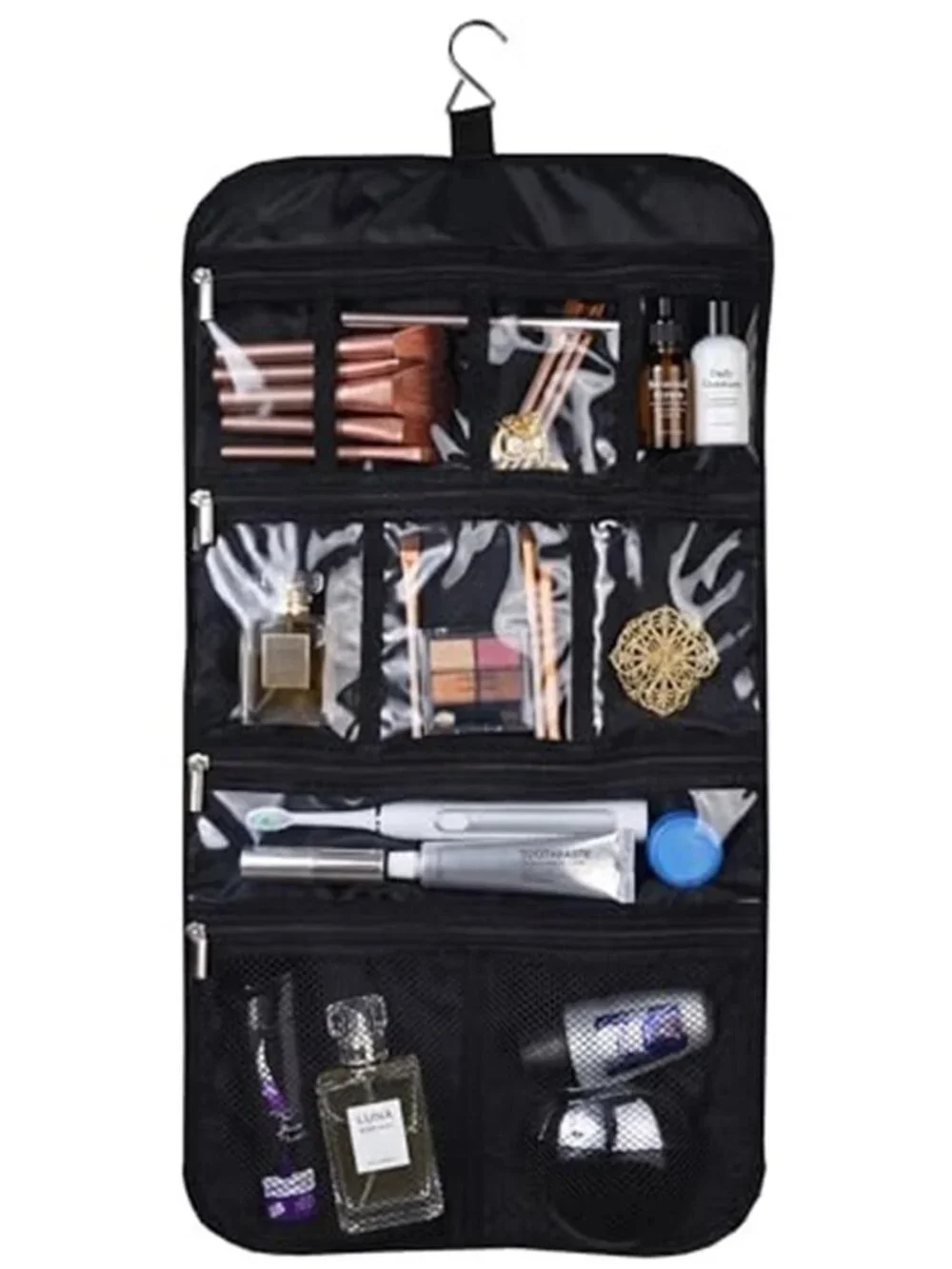 Hanging Toiletry Bag Travel Organizer Waterproof Makeup Cosmetic Storage Case